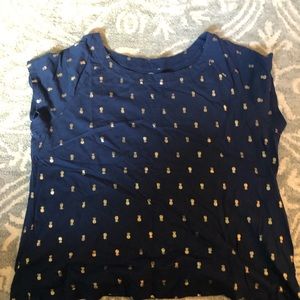 Blue short sleeve shirt